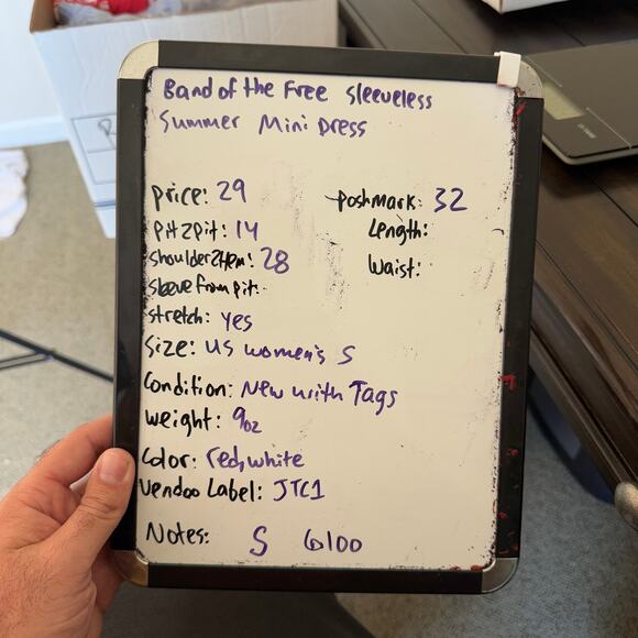 Band of the Free Sleeveless Summer Mini Dress US Women's S - Picture 7 of 7